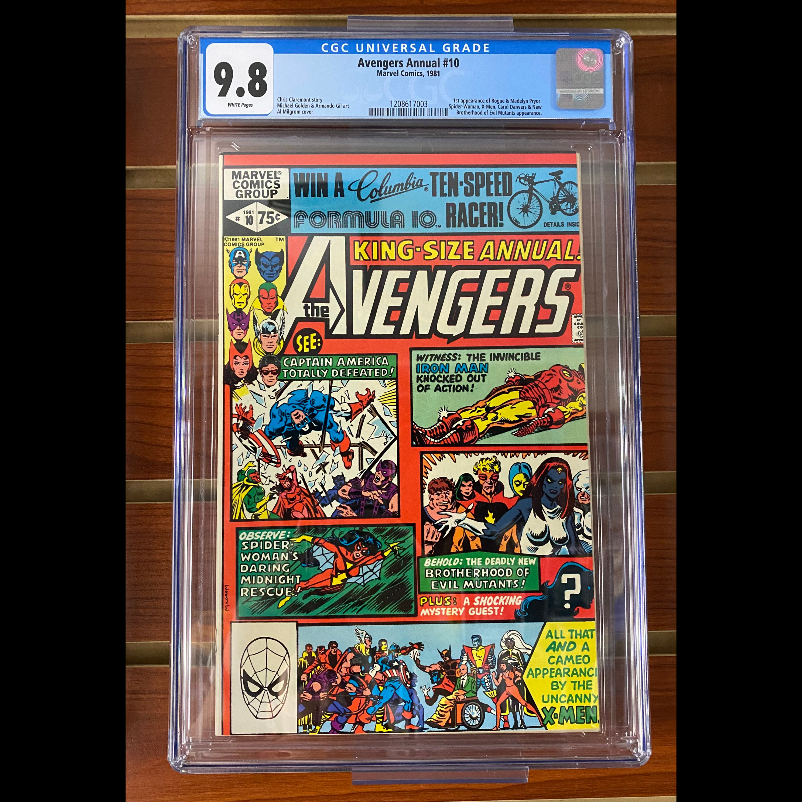 人気商品！】 アメコミリーフ 9.0 CGC #10 Annual Avengers アメコミ 